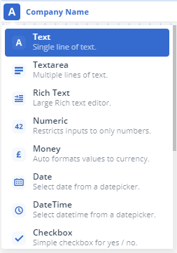 ChangeFieldTypeModel